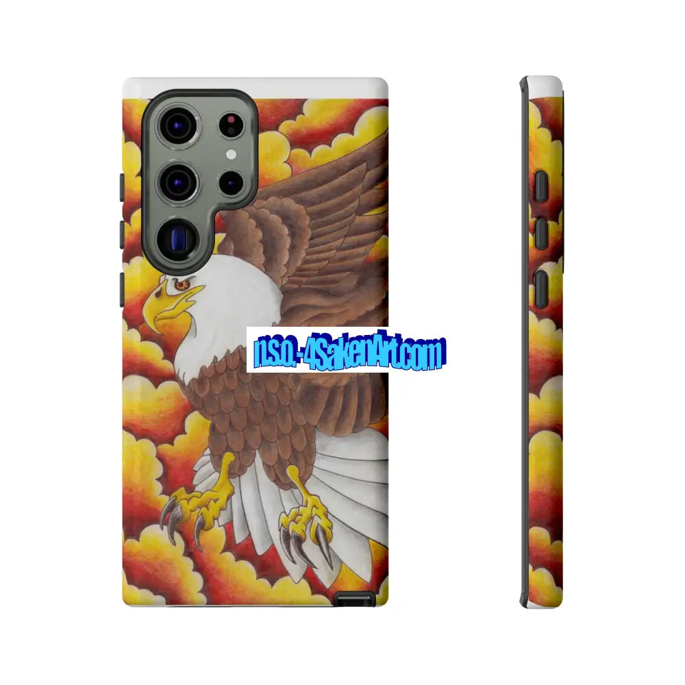 Eagle Phone Case Tough Cases with Eagle Design Gift for Wildlife Lovers Unique Phone Accessories Stylish Tough Cover