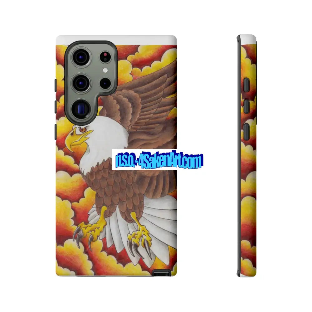 Eagle Phone Case Tough Cases with Eagle Design Gift for Wildlife Lovers Unique Phone Accessories Stylish Tough Cover