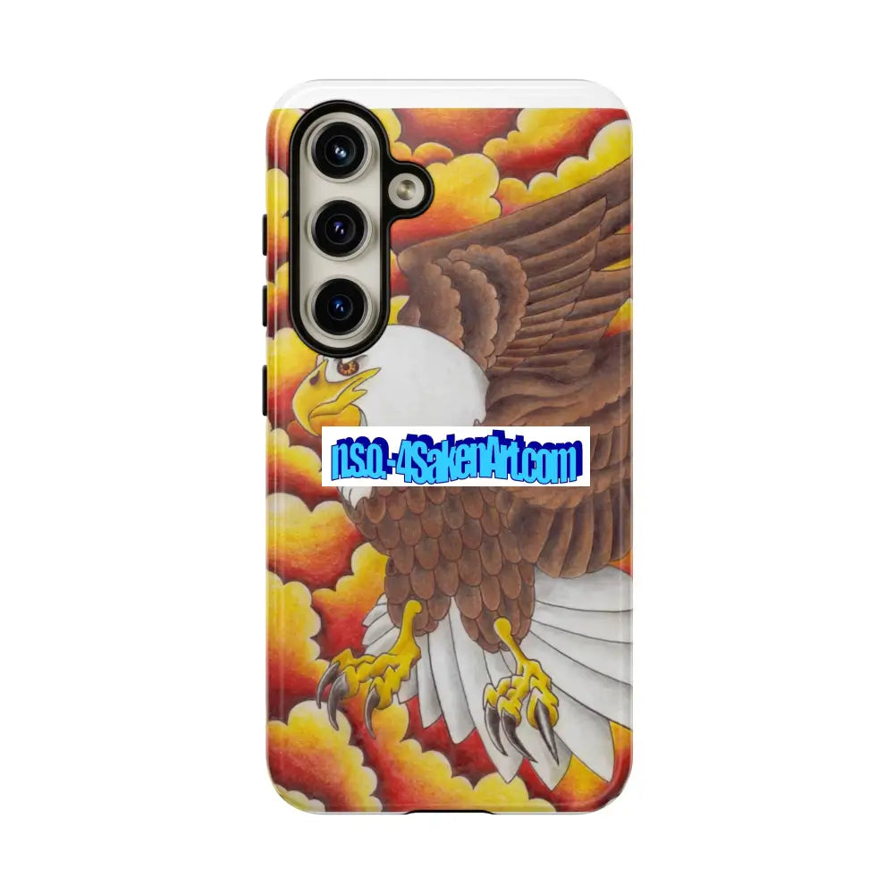 Eagle Phone Case Tough Cases with Eagle Design Gift for Wildlife Lovers Unique Phone Accessories Stylish Tough Cover