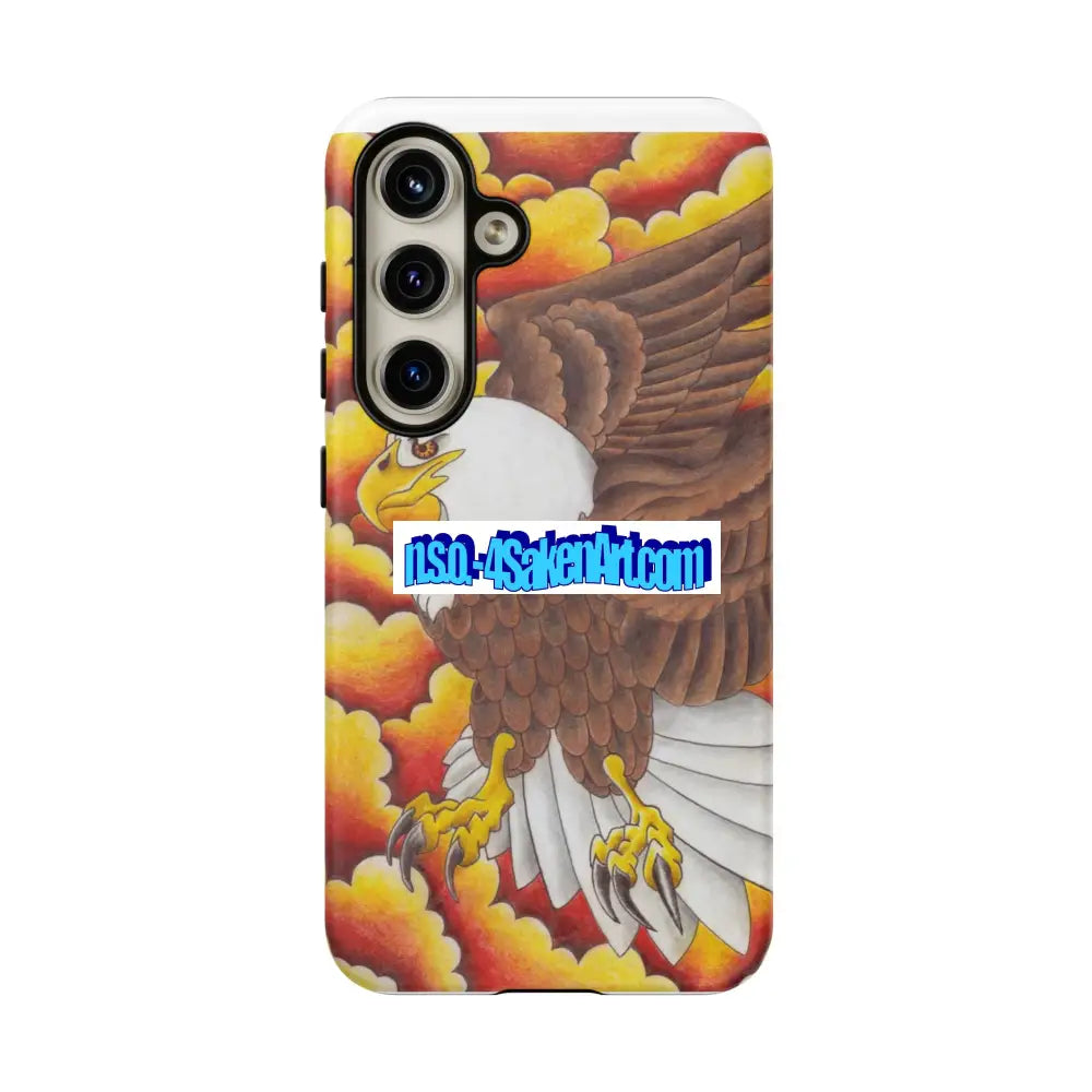 Eagle Phone Case Tough Cases with Eagle Design Gift for Wildlife Lovers Unique Phone Accessories Stylish Tough Cover