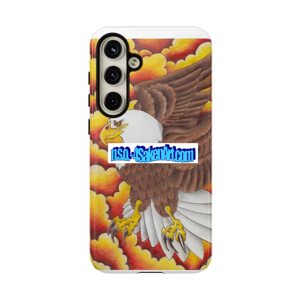 Eagle Phone Case Tough Cases with Eagle Design Gift for Wildlife Lovers Unique Phone Accessories Stylish Tough Cover