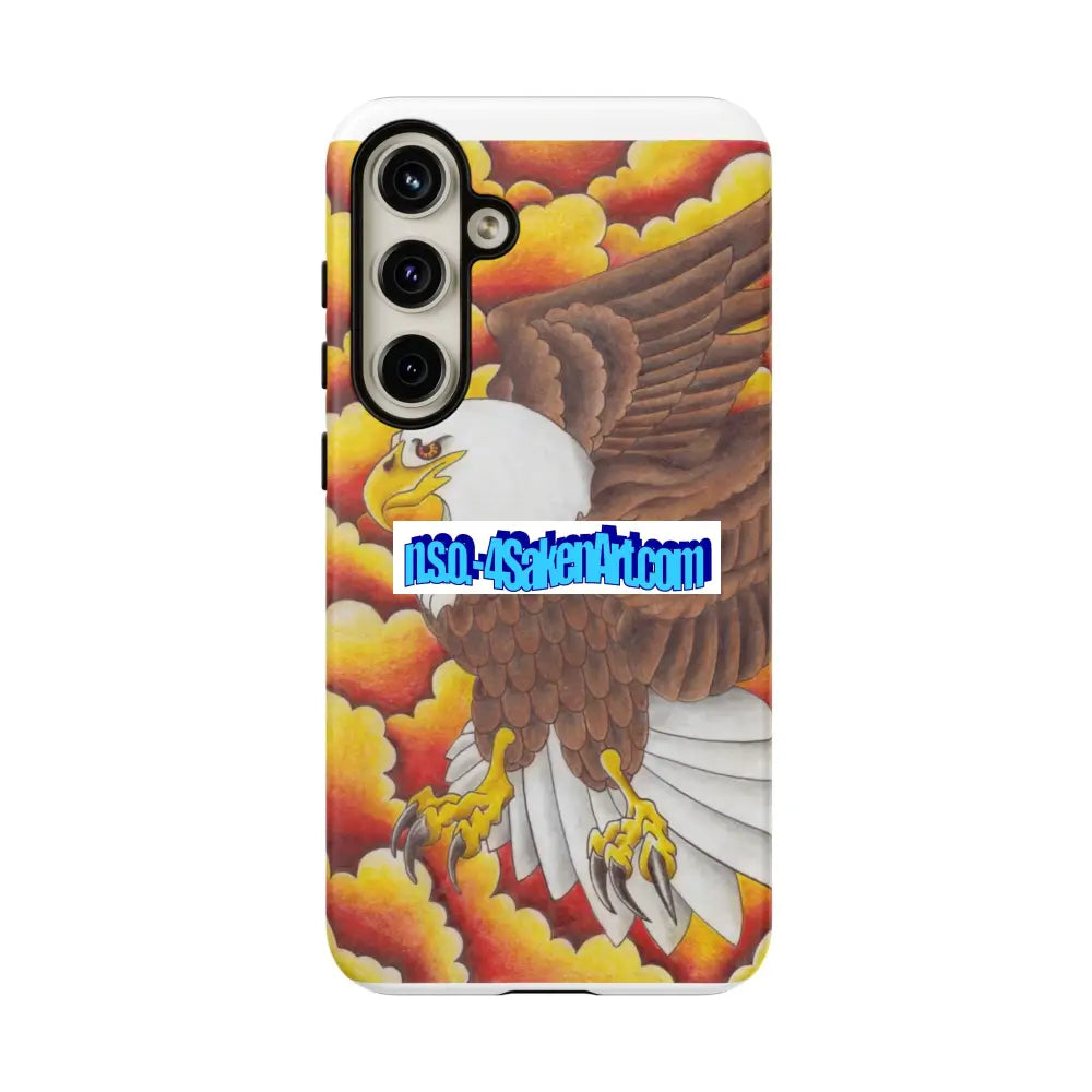 Eagle Phone Case Tough Cases with Eagle Design Gift for Wildlife Lovers Unique Phone Accessories Stylish Tough Cover