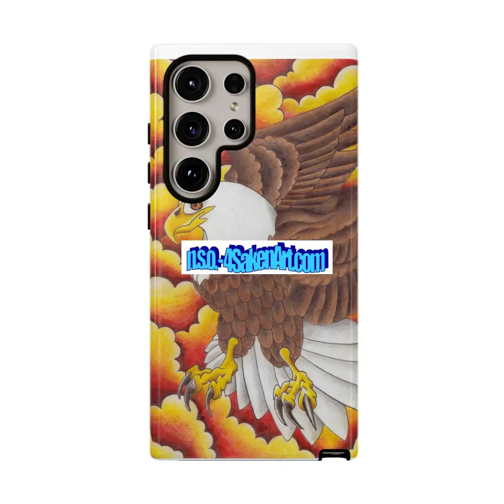 Eagle Phone Case Tough Cases with Eagle Design Gift for Wildlife Lovers Unique Phone Accessories Stylish Tough Cover