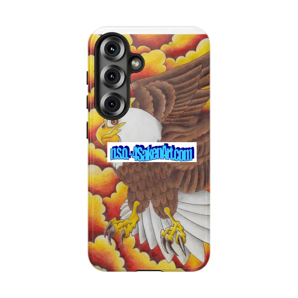 Eagle Phone Case Tough Cases with Eagle Design Gift for Wildlife Lovers Unique Phone Accessories Stylish Tough Cover