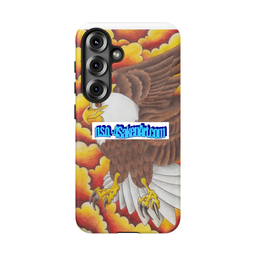Eagle Phone Case Tough Cases with Eagle Design Gift for Wildlife Lovers Unique Phone Accessories Stylish Tough Cover