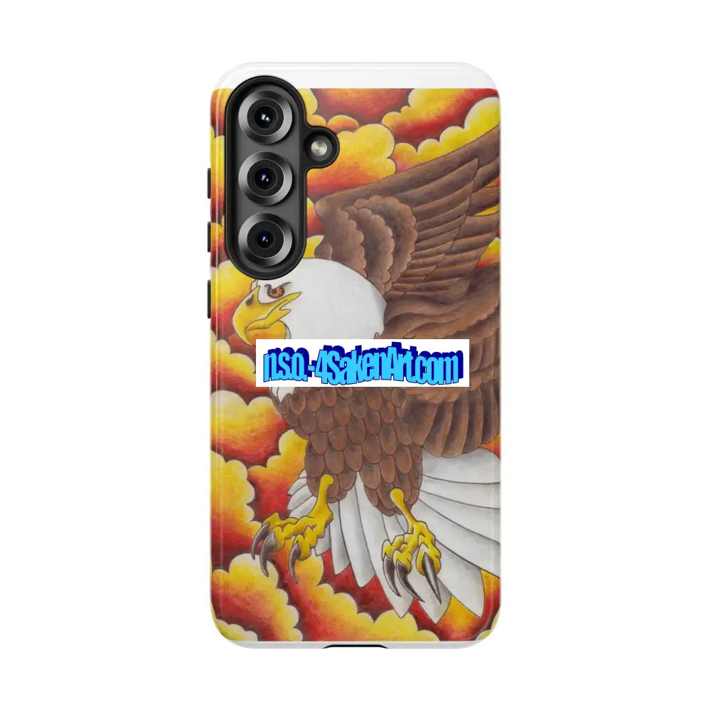 Eagle Phone Case Tough Cases with Eagle Design Gift for Wildlife Lovers Unique Phone Accessories Stylish Tough Cover