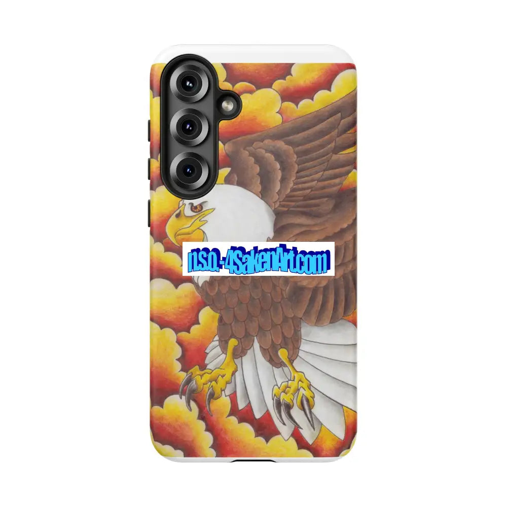 Eagle Phone Case Tough Cases with Eagle Design Gift for Wildlife Lovers Unique Phone Accessories Stylish Tough Cover
