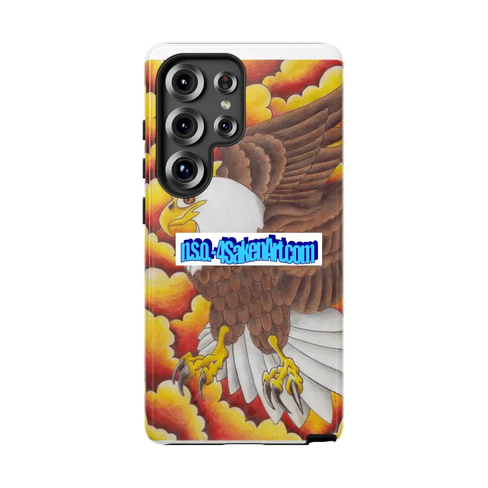 Eagle Phone Case Tough Cases with Eagle Design Gift for Wildlife Lovers Unique Phone Accessories Stylish Tough Cover