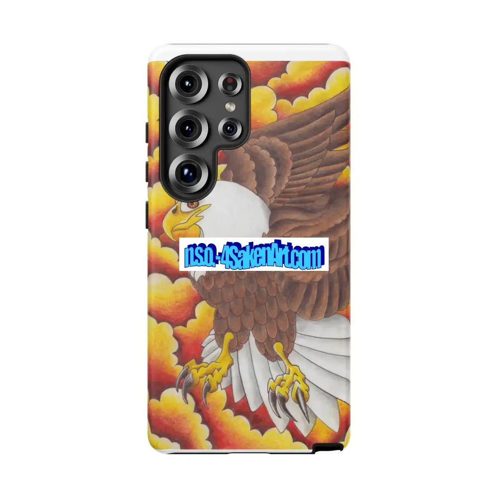Eagle Phone Case Tough Cases with Eagle Design Gift for Wildlife Lovers Unique Phone Accessories Stylish Tough Cover