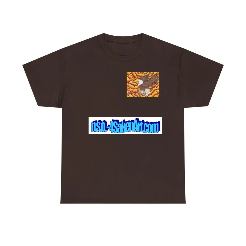 Eagle Print Tee Dark Chocolate / S T-Shirt