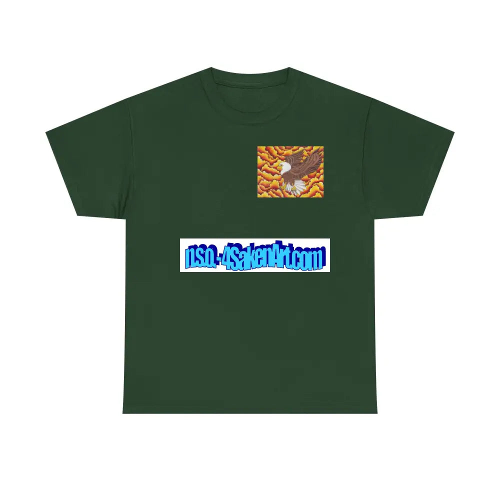 Eagle Print Tee Forest Green / S T-Shirt