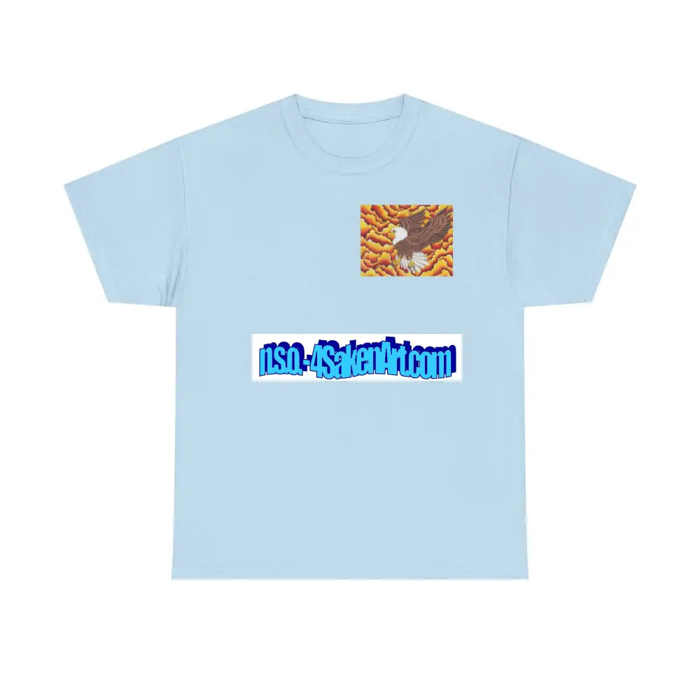 Eagle Print Tee Light Blue / S T-Shirt