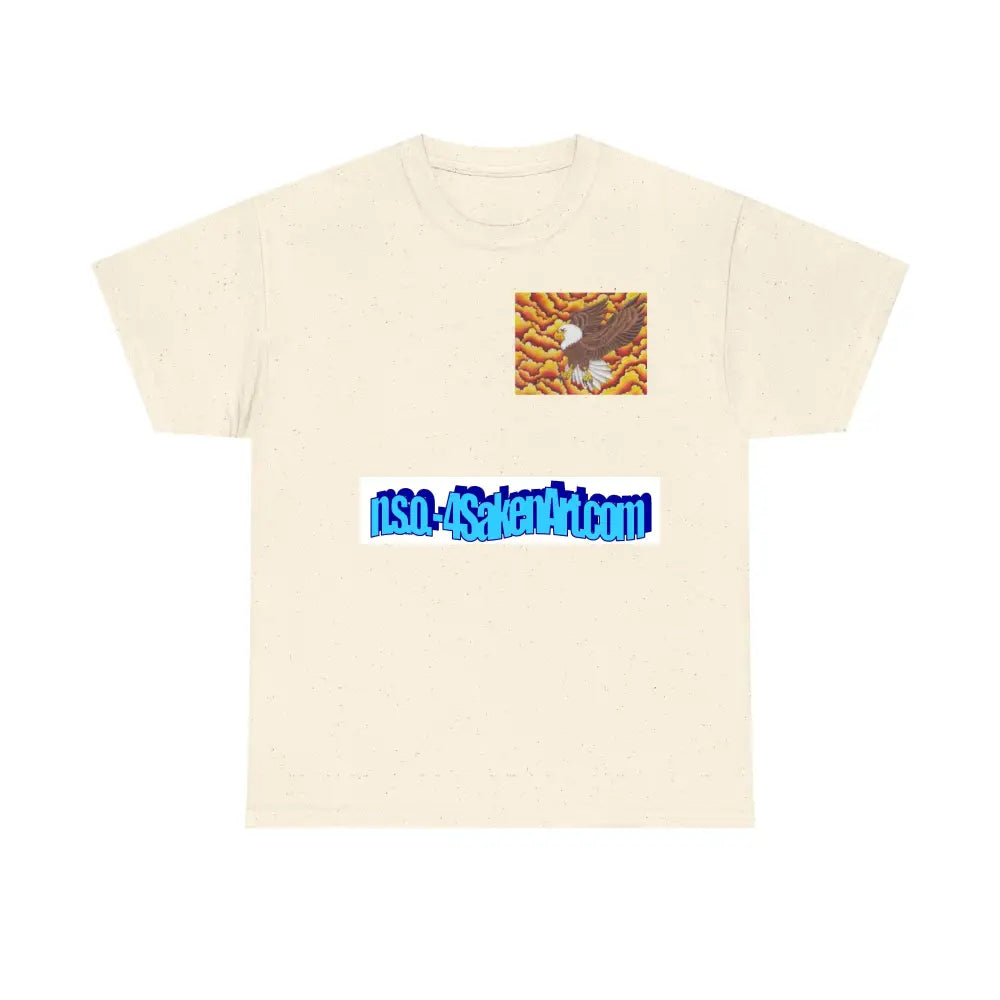 Eagle Print Tee Natural / S T-Shirt