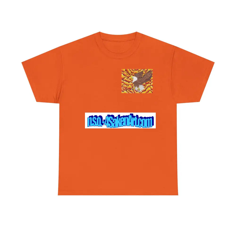 Eagle Print Tee Orange / S T-Shirt