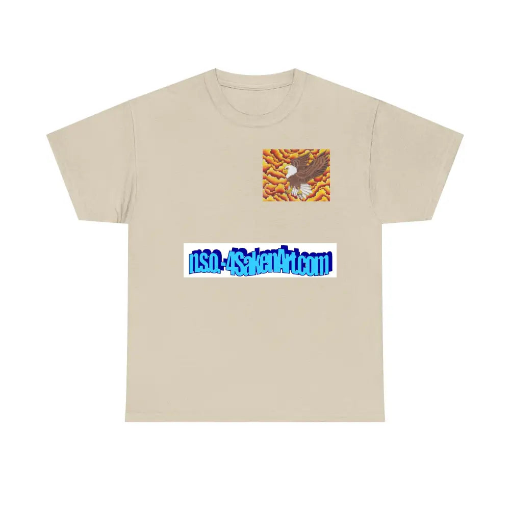 Eagle Print Tee Sand / S T-Shirt