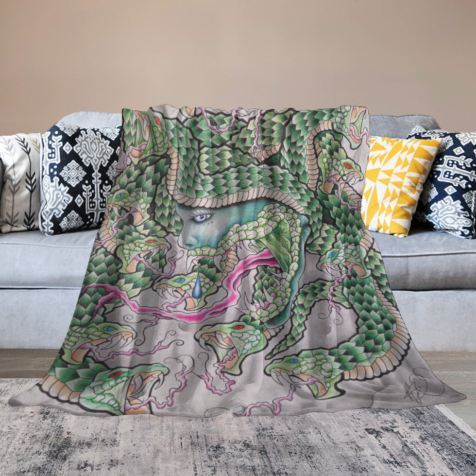 Ultra-Soft Flannel Blanket Multiple Sizes