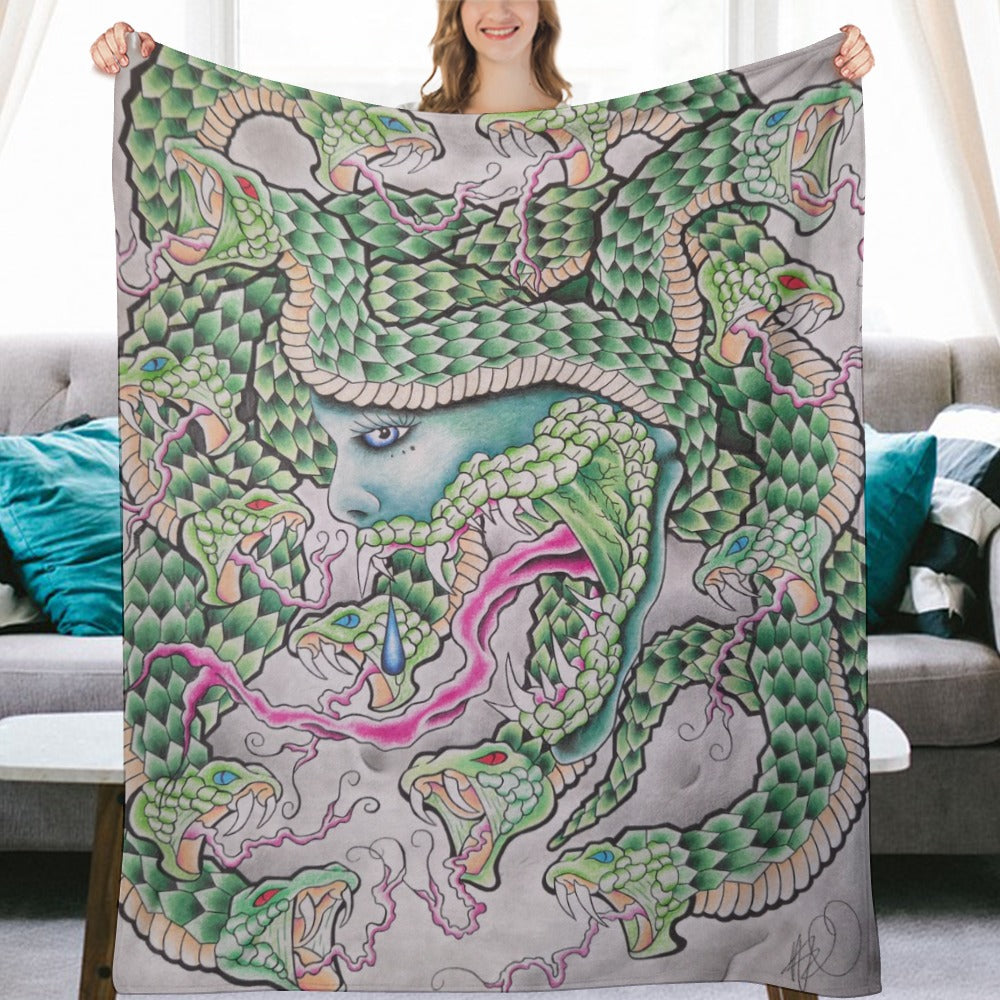 Ultra-Soft Flannel Blanket Multiple Sizes