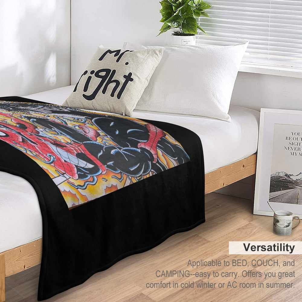 Ultra-Soft Flannel Blanket Multiple Sizes