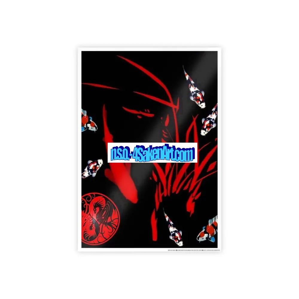 Gloss Posters - Koi Fish Glass Poster Poster