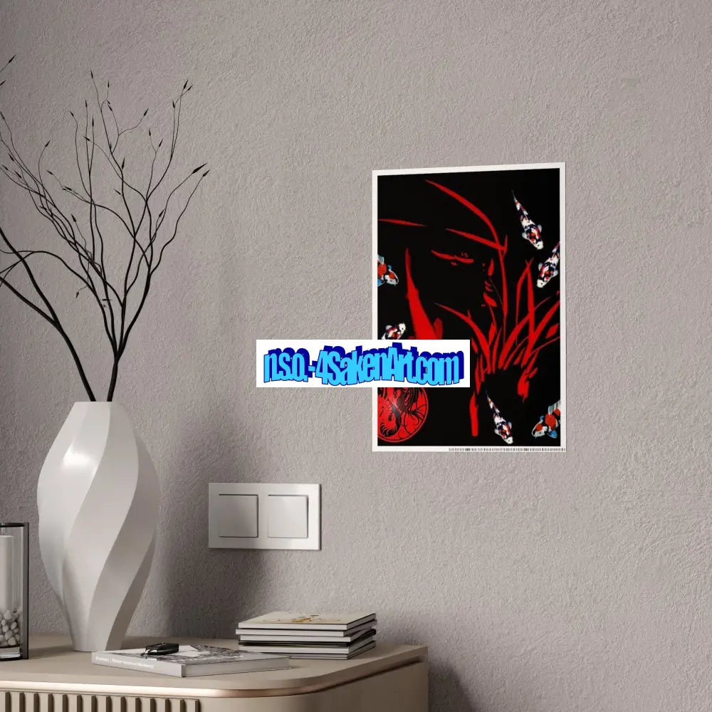 Gloss Posters - Koi Fish Glass Poster 11.7’’ x 16.5’’ (Vertical) / Glossy Poster