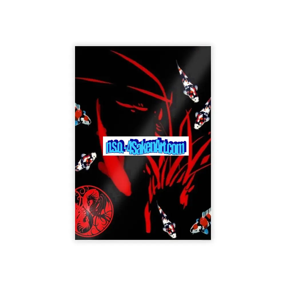 Gloss Posters - Koi Fish Glass Poster 33.1’’ x 46.8’’ (Vertical) / Glossy Poster