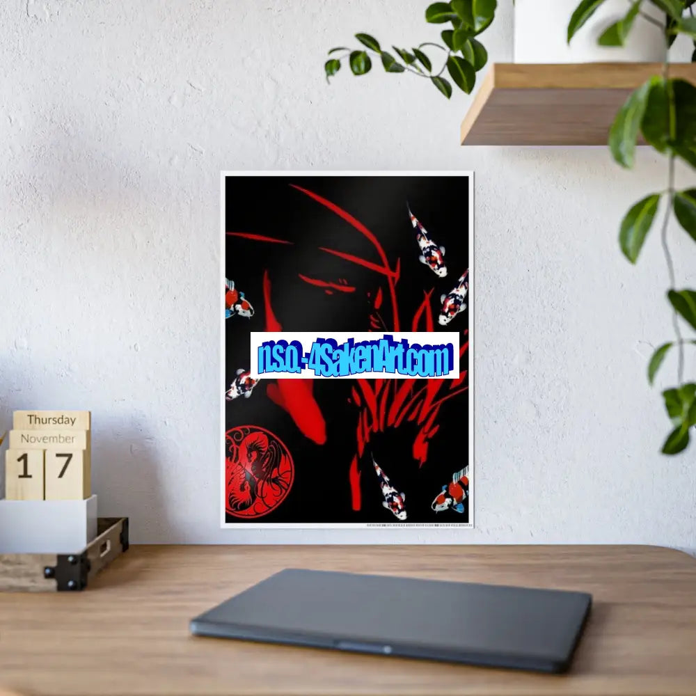 Gloss Posters - Koi Fish Glass Poster Poster