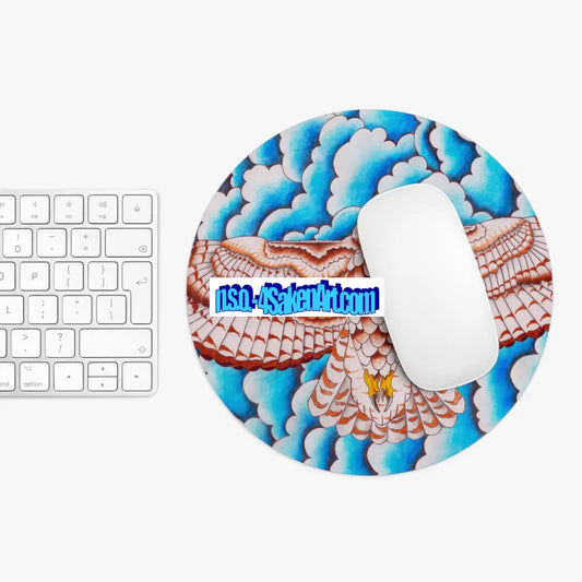 Hawk Art Mouse Pad Custom Gaming Mousepad Unique Office Decor Wildlife Mouse Mat Gift for Eagle Lovers Professionally