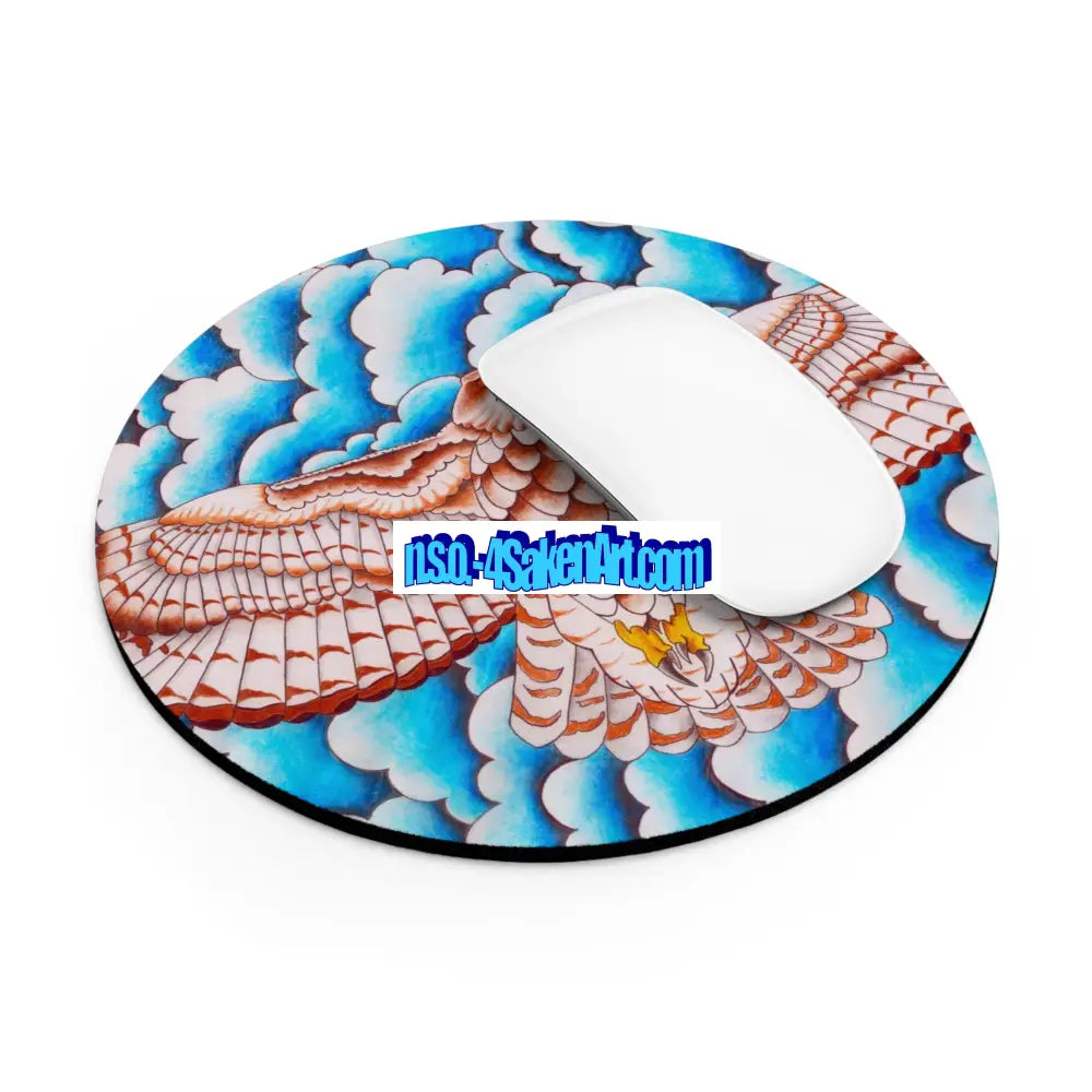 Hawk Art Mouse Pad Custom Gaming Mousepad Unique Office Decor Wildlife Mouse Mat Gift for Eagle Lovers Professionally