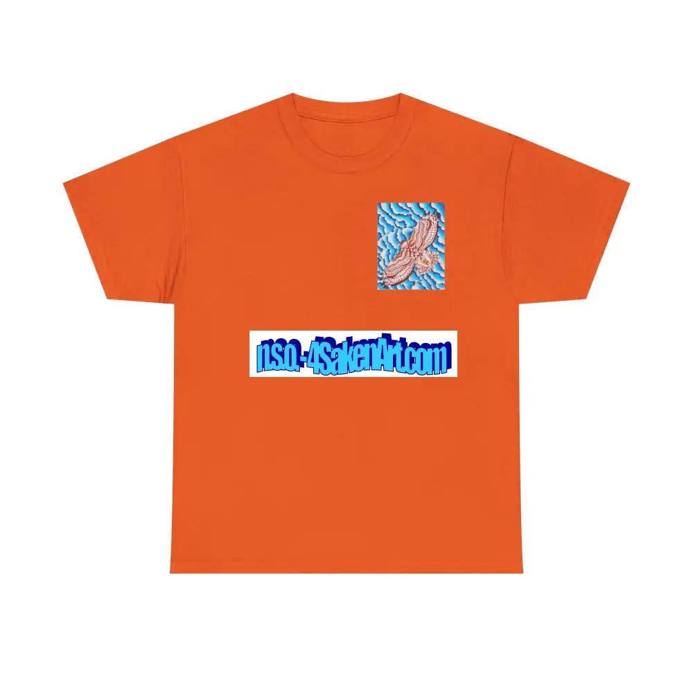 Hawk Print Tee Orange / S T-Shirt