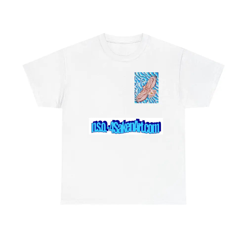 Hawk Print Tee White / S T-Shirt