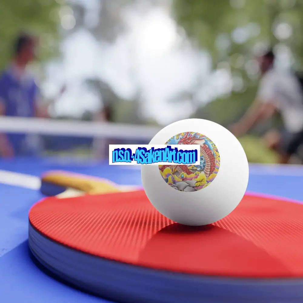 Ping Pong Balls Set - Dragon Design (6 pcs) Accessories