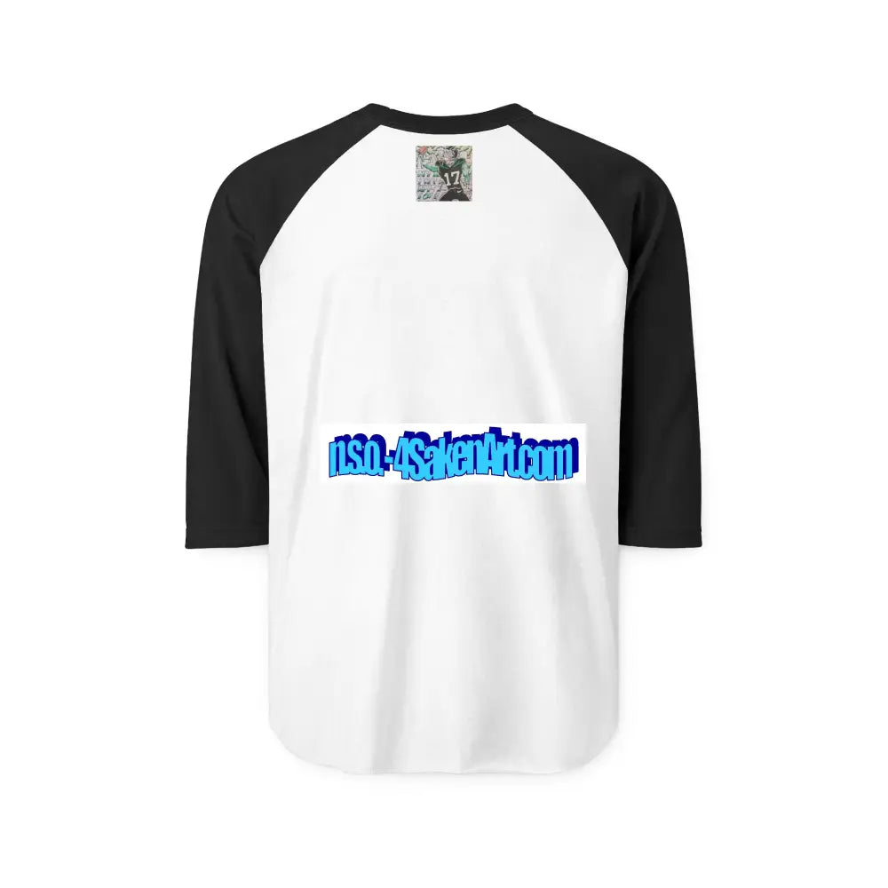 Raglan Shirt — Vintage Football Player Graphic ’17’ Long-sleeve