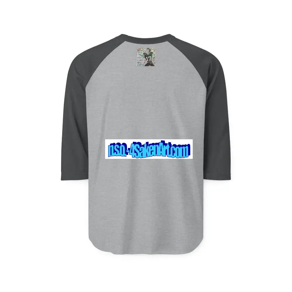 Raglan Shirt — Vintage Football Player Graphic ’17’ Long-sleeve