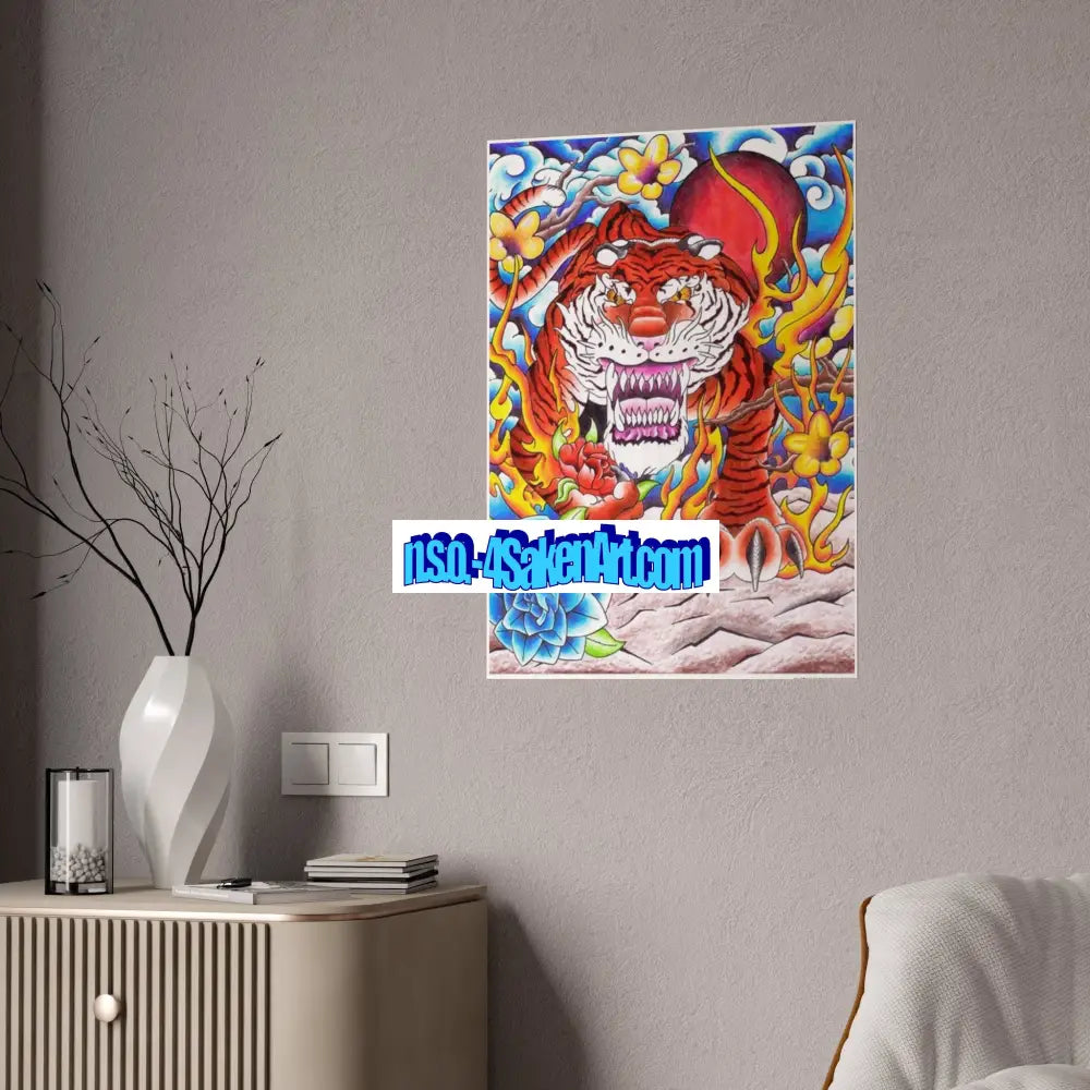 Tiger Gloss Poster Poster