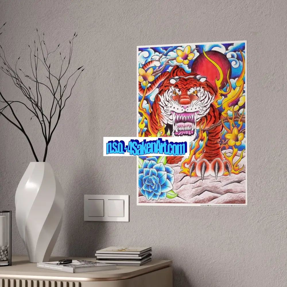 Tiger Gloss Poster Poster
