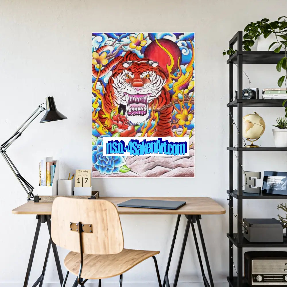 Tiger Gloss Poster Poster