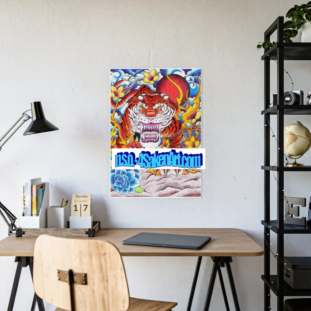 Tiger Gloss Poster Poster