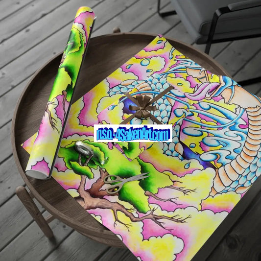 Vibrant Colorful Wrapping Paper Roll for Special Occasions 30’’ x 180’’ / Glossy Home Decor