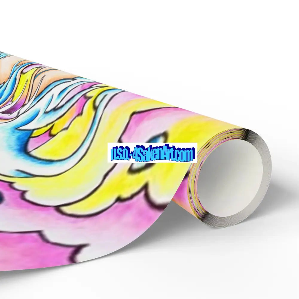 Vibrant Colorful Wrapping Paper Roll for Special Occasions Home Decor