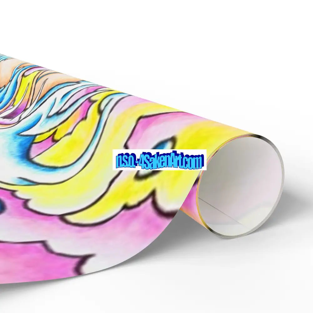 Vibrant Colorful Wrapping Paper Roll for Special Occasions Home Decor
