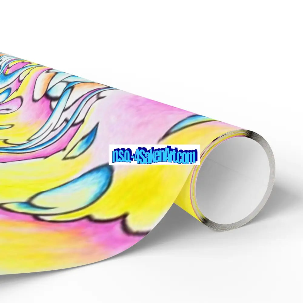 Vibrant Colorful Wrapping Paper Roll for Special Occasions Home Decor