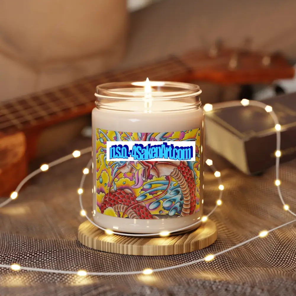 Vibrant Dragon Scented Soy Candle Aromatherapy Candle Home Decor Gift Candle for Relaxation Unique Candle Gift Idea