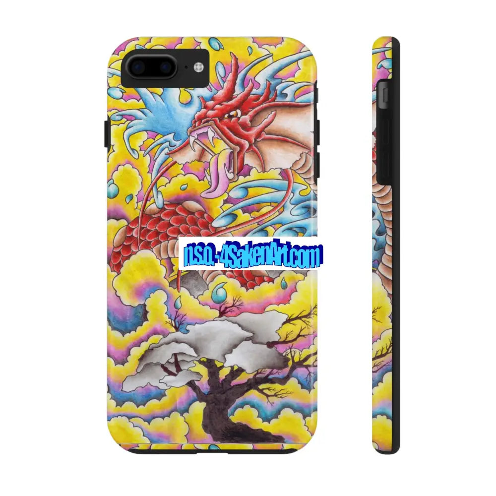 Vibrant Dragon Tough Phone Case Custom Phone Cover Colorful Phone Case Durable Protection Unique Art Case iPhone 7